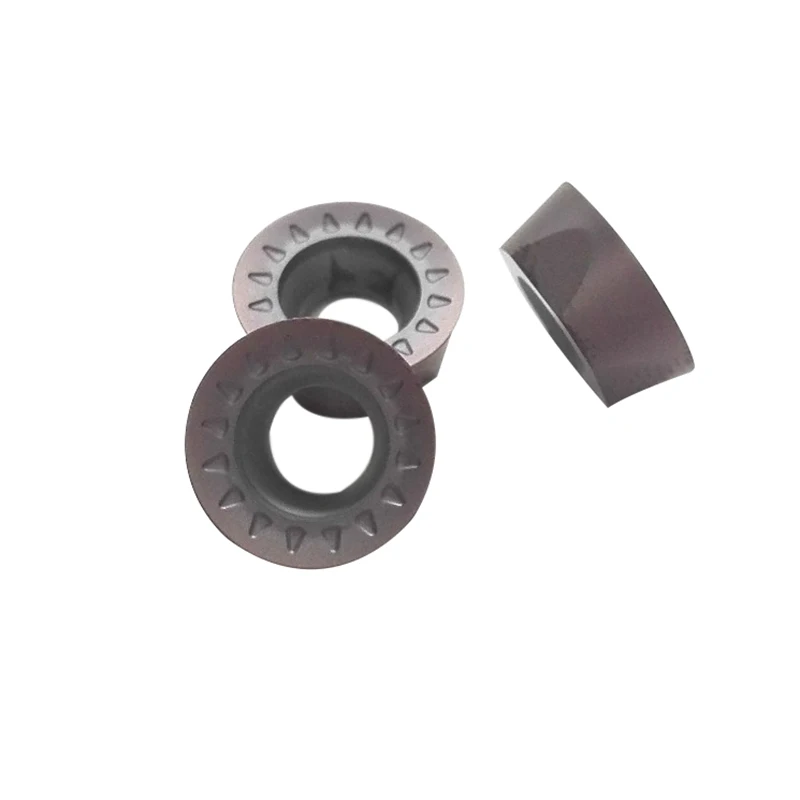 Herramienta de torneado de carburo de inserción RPMT08T2 MOE JS VP15TF, fresadora CNC, 10 Uds.