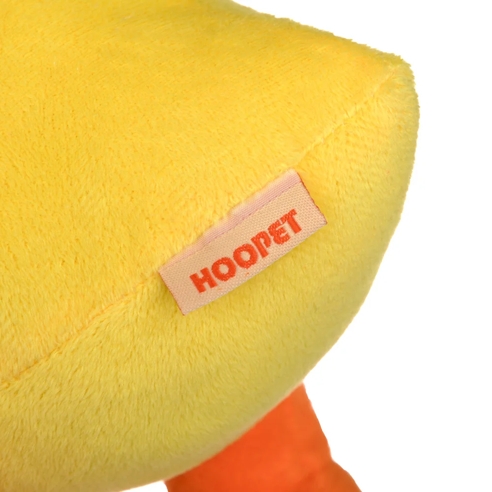 HOOPET Dog Toy Pet Chew Training Yellow Duck Product Funny Interactive Toy for Puppy and Cat