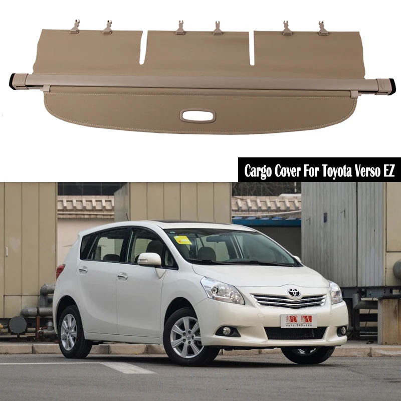 

Rear Cargo Cover For Toyota Verso EZ 2011 2012 2013 2014 2015 privacy Trunk Screen Security Shield shade Auto Accessories