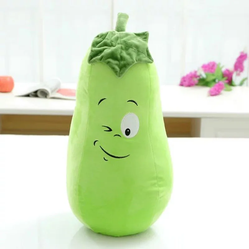 Coussin en peluche grande plante pour enfants, jouet en peluche, simulation de légumes, poupée en peluche, maïs, citrouille, pastèque, nourriture