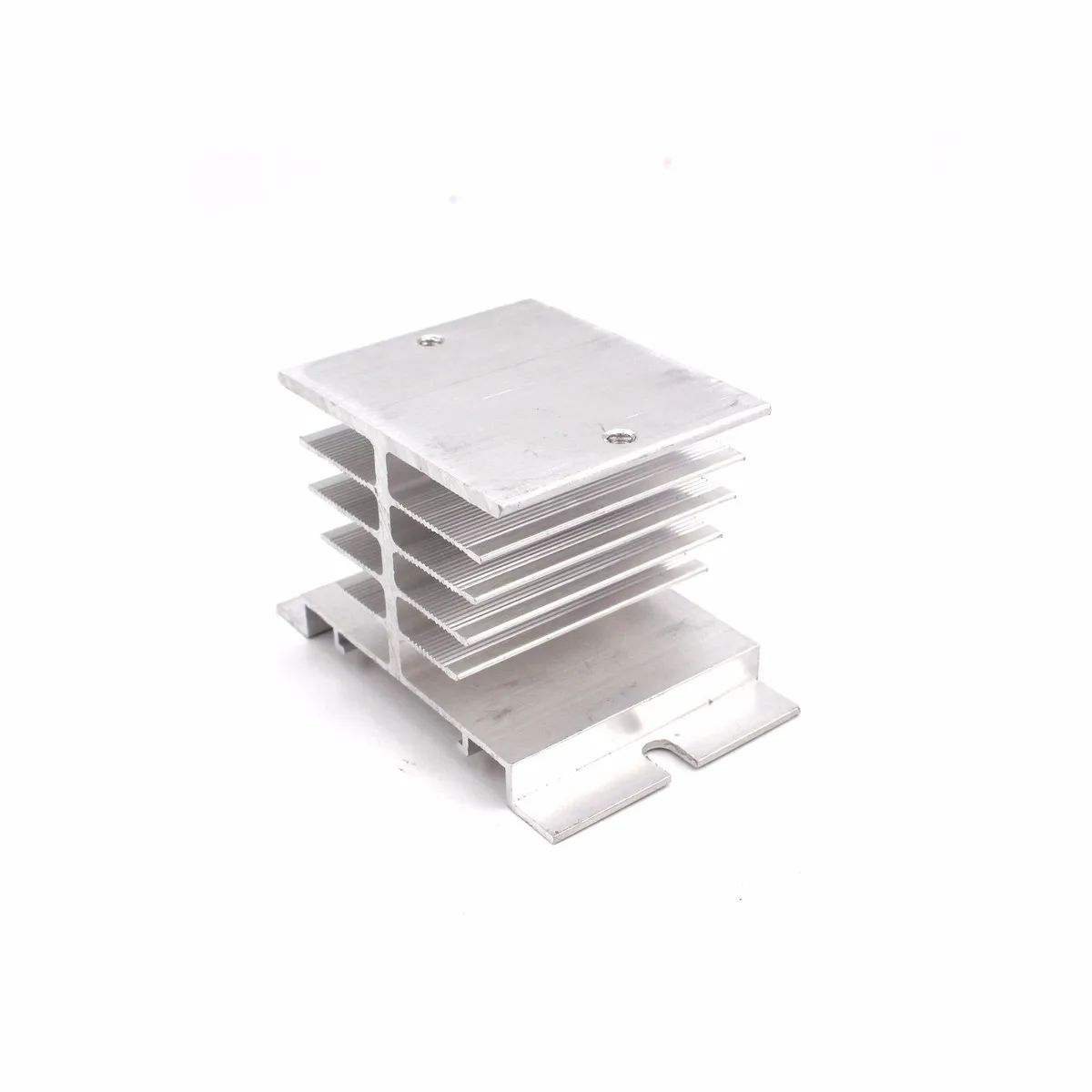 Mini Single Phase Solid State Relay SSR Aluminum Heat Sink Dissipation Radiator Newest Rail Mount For 10A-40A Relay