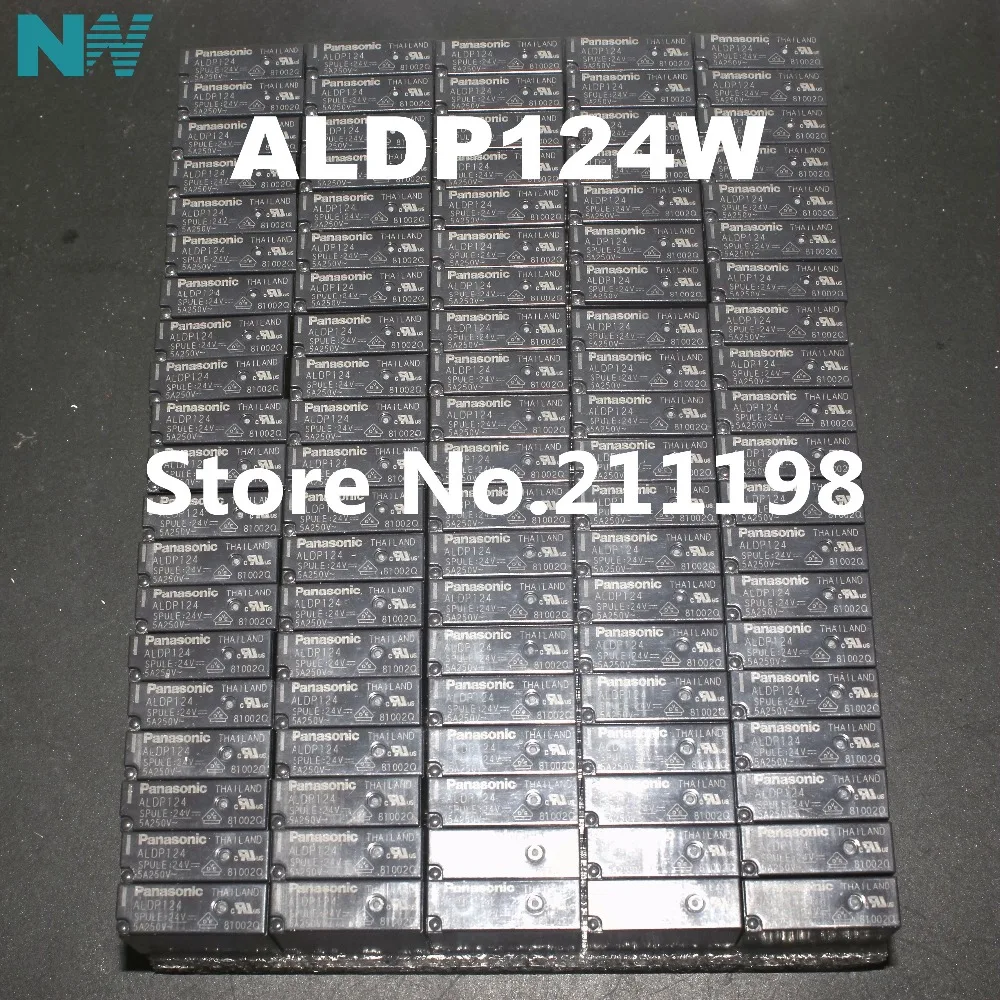 100Pcs/Lot Relay Aldp124 Aldp124W 24V 5A 250V Dip4 New And Original