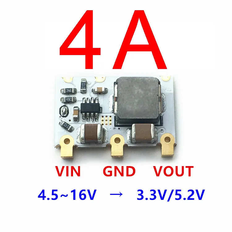 98% 4A Mini DC-DC przetwornica 6V-16V 9V 12V do 5V 3.3V Step-down moduł regulatora napięcia zasilania