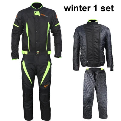 Riding Tribe Motorcycle Black Reflect Racing Winter Jackets and