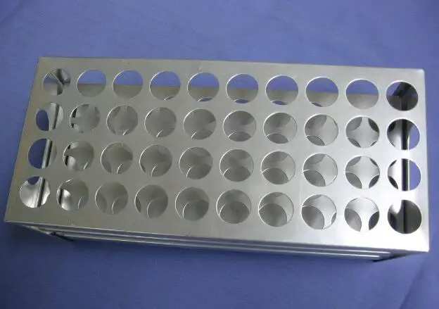 

Aluminum tube rack 14mm *40 holes , for text tubes,Anti-corrosion,Easy to clean,Stable and durable