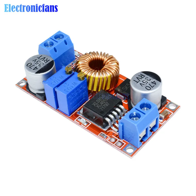 10PCS CC/CV Adjustable Max 5A Step Down Buck Charging Board XL4015 Lithium Battery Charger Converter Module DC-DC0.8-30 To 5-32V