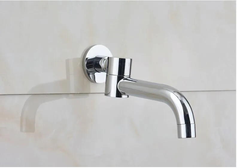 Brass wall mounted faucet spout Square and Round brass chrome spouts shower faucet accessories Shower Arm Faucet Accessories