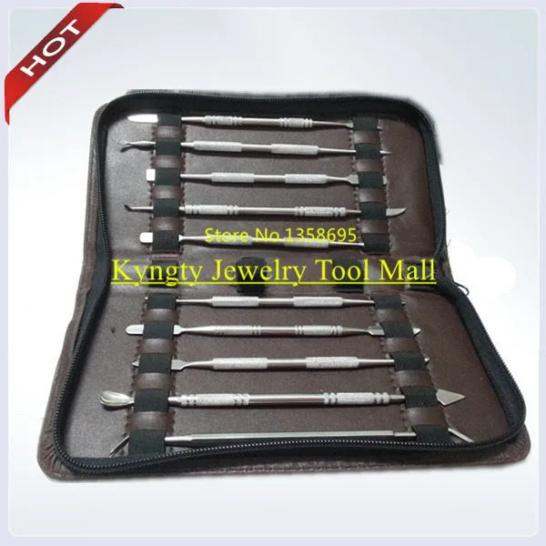 jewelry tool 10 Piece Stainless Steel Wax Carving Set Jewelry Tools Jewelry Making Tools jewelry tool Free Shipping