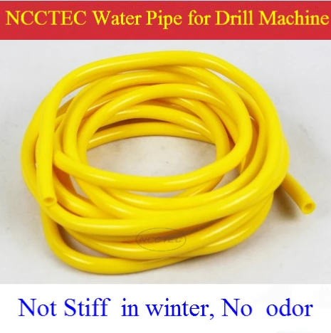 Flexible Durable Professional rubber Water pipe for Diamond desktop or hand held drill machine | 5 meters, Not Stiff in winter