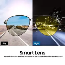 Photochromic Polarized Pilot Sunglasses #5