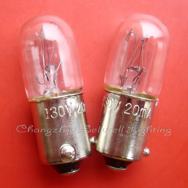 

Miniature lamp 130v 20ma ba9s t10x28 A116 NEW 10pcs