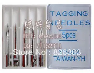 TAGGER TAGGING GUN SET OF 5 REPLACEMENT NEEDLES No. 202 Sewing Machine Parts