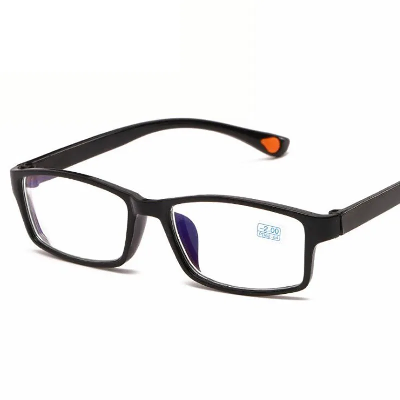 Square Myopia Glasses With Degree Women Men Short-sight Eyewear Black Frame Glasses -1.0 -1.5 -2.0 -2.5 -3.0 -3.5 -4.0 -5.0 -6.0