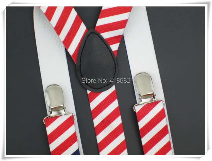 BD020--2015 Hot Fashion Mannen Bretels Vlag Print 3 Kleuren Bretels 100 Cm Lengte 2.5 Breedte 3 Clips Bretels Gratis Verzending