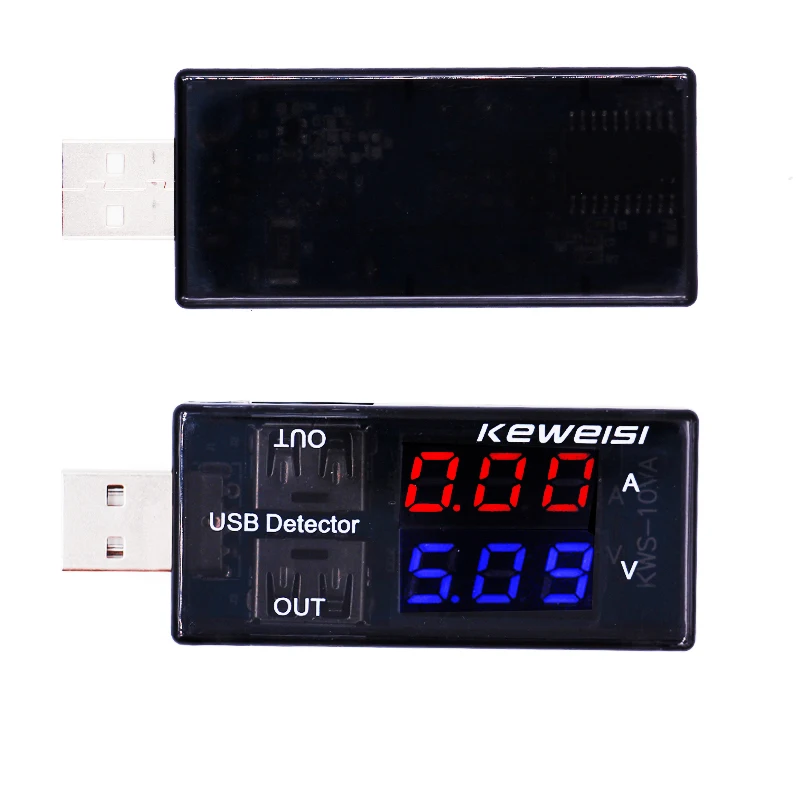 Dual-Port-USB Strom Spannung Tester USB Voltmeter Amperemeter Mit LCD-Display Für Handy Tablet Power