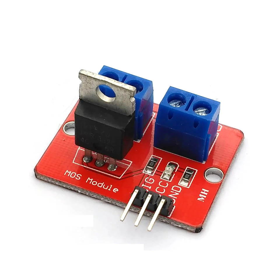 0-24V Top Mosfet Button IRF520 MOS Driver Module For Uno MCU ARM Raspberry pi