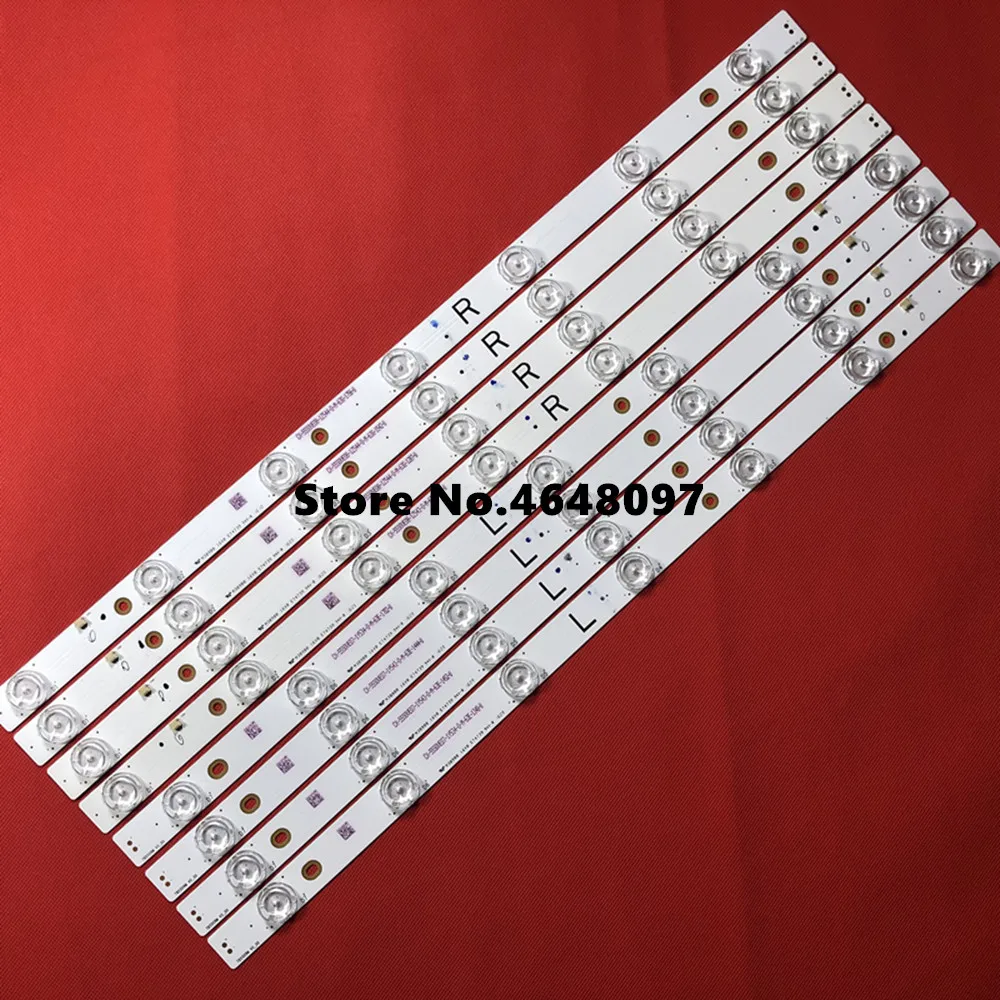 1set=8pcs Backlight Arr ay for tx-55dx600e TB5509M M30900 16V0 E74739 EX-55S0VE04-2Z543-0-I-631-0489-1