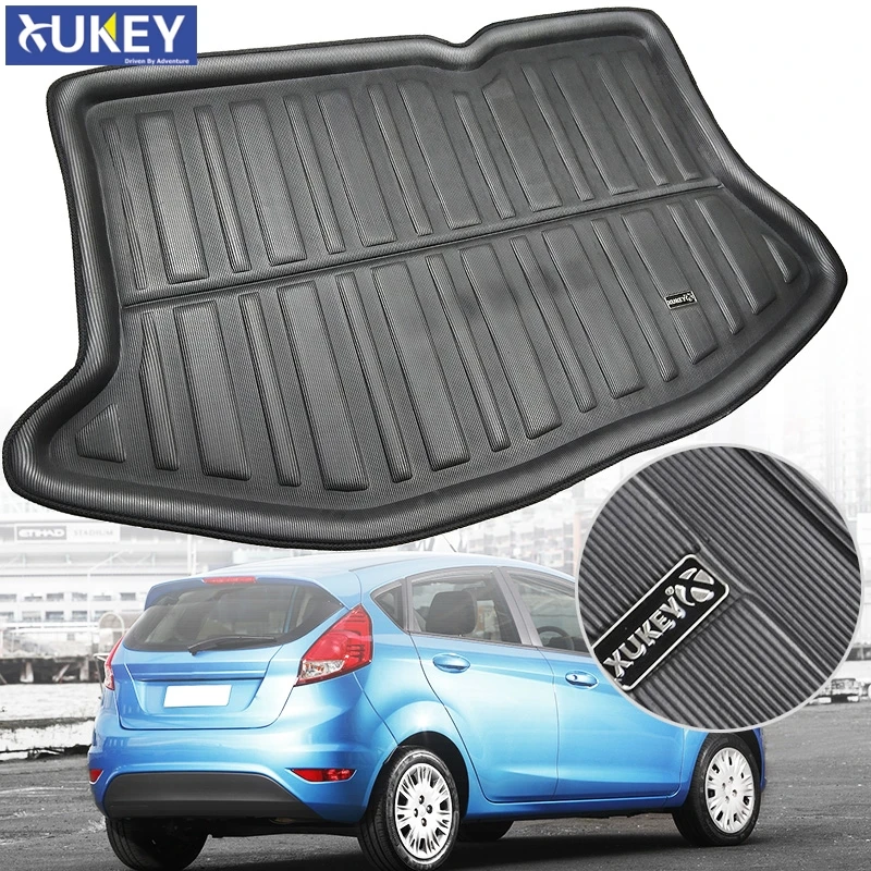 

Fit For Ford Fiesta Hatchback Boot Liner 2009-2017 Rear Trunk Mat Cargo Tray Floor Carpet 2010 2011 2012 2013 2014 2015 2016