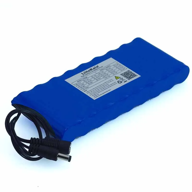 Imagem -03 - Placa de Proteção de Bateria de Íon-lítio 12 v 9800 ah 18650 Mah 12.6 Recarregáveis Bateria de Monitor Cctv Mais Carregador v 1a