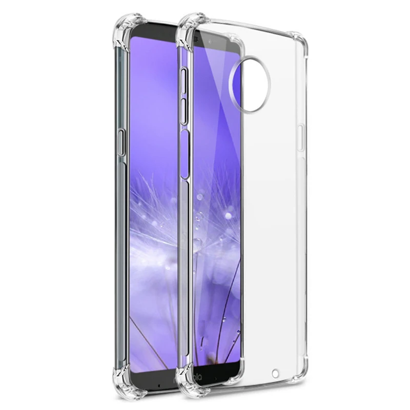 Cherie Transparent Clear Shockproof Case For Motorola MOTO G7 Power G6 Play P40 Z4 Z3 E5 Play Power G5S G5 G4 E5 E4 Plus Z2 Case