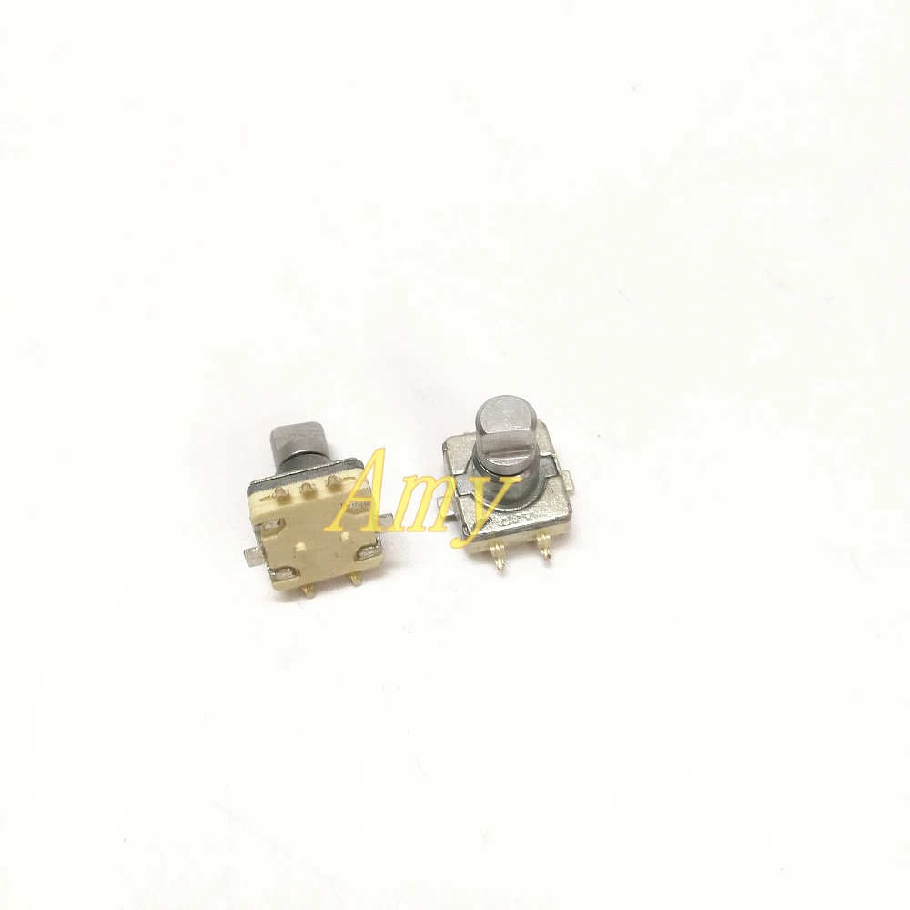 

50pcs/lot EC11 SMD encoder with switch 20 posion 20 pulse axial length of 10mm press stroke 0.5