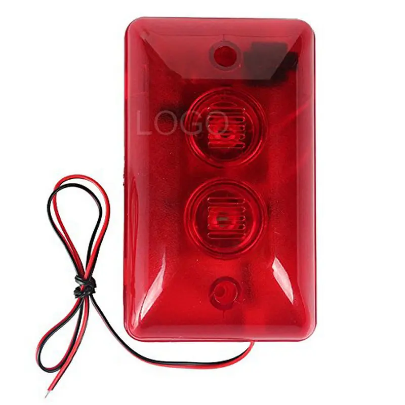 

Free shipping 12 V SF-102 Audible and Visual Alarm Fire Detecting Instrument (red)