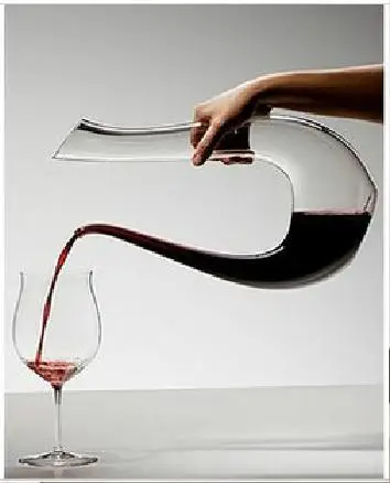 2012 new products export Austrian harp lead-free crystal wine wine pot of swan points U acme grace