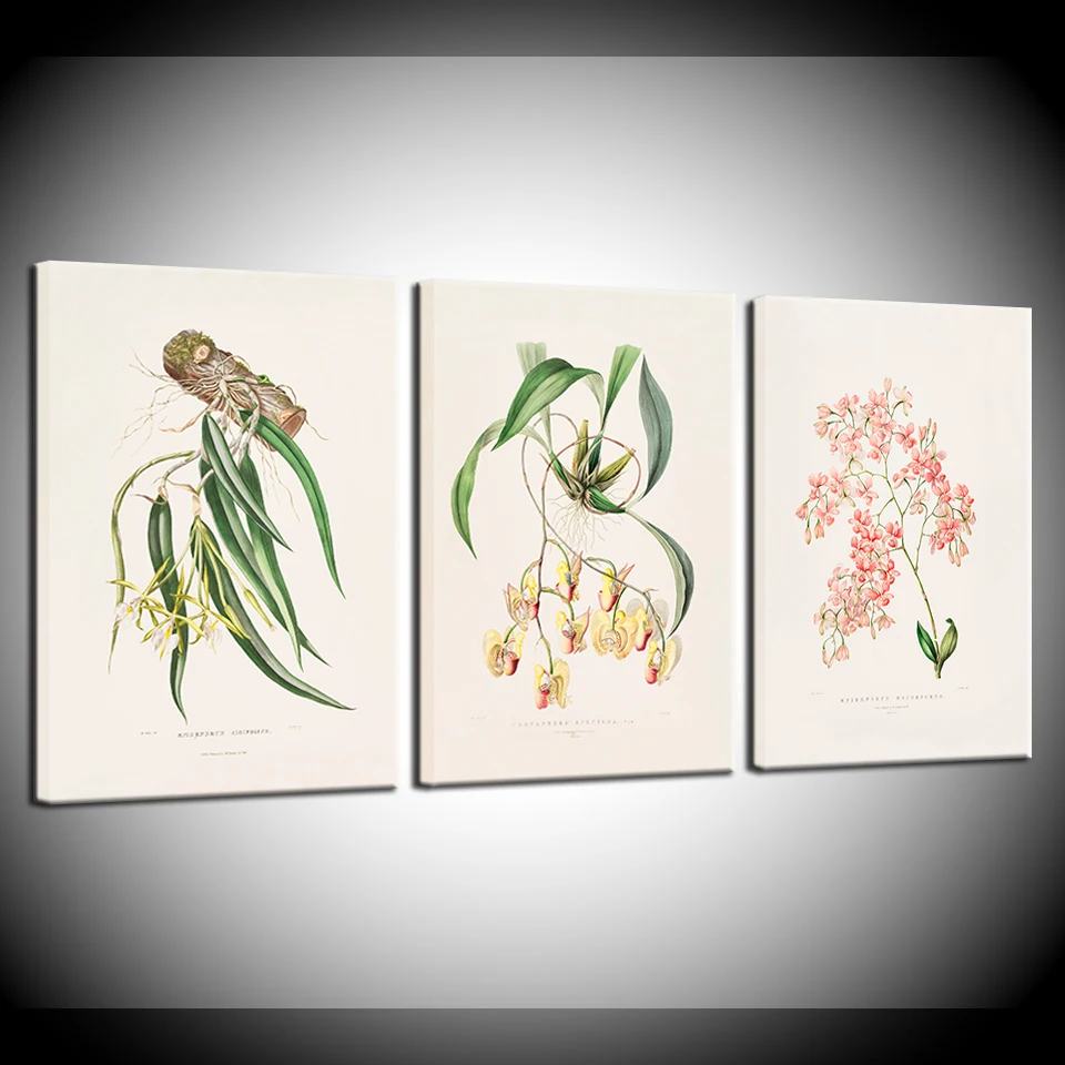 Nordic flowers flower Decoration Wall Art Canvas Posters and Prints Canvas Painting Picture Living Room