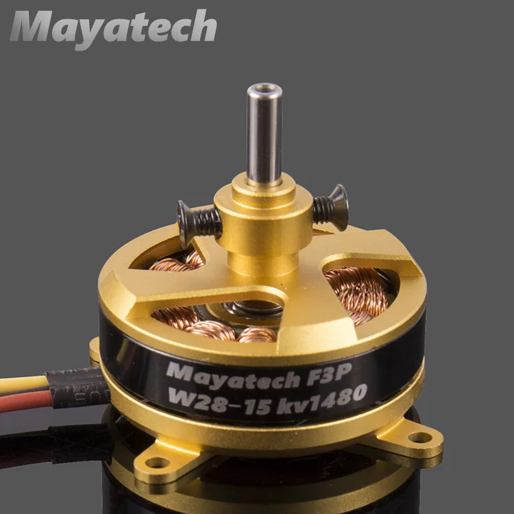 

Mayatech W2815 1480kv F3P Brushless Hollow Shaft Motor 3S/21g Ultralight 3D4D