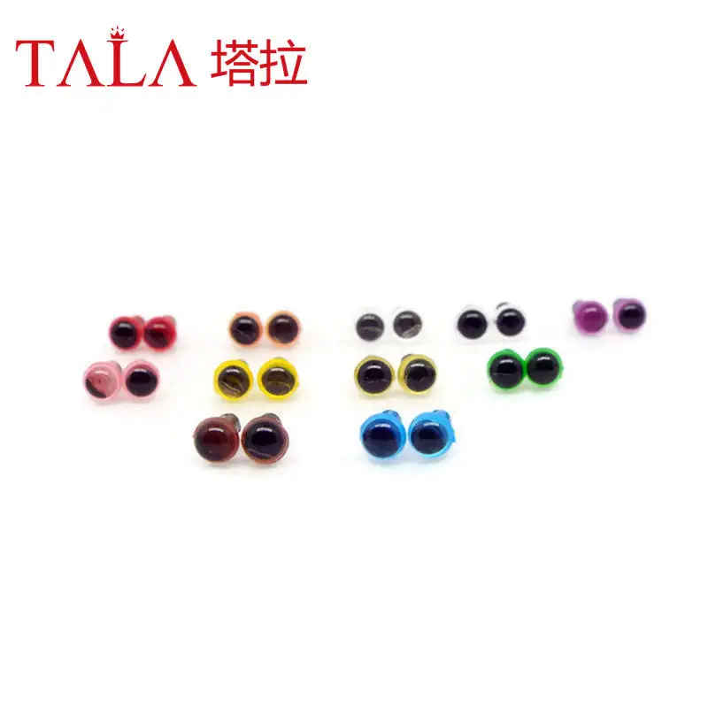 5mm safety animal colorful eyes DIY Doll Making Supply 11 colors can be chosen 100pcs/lot