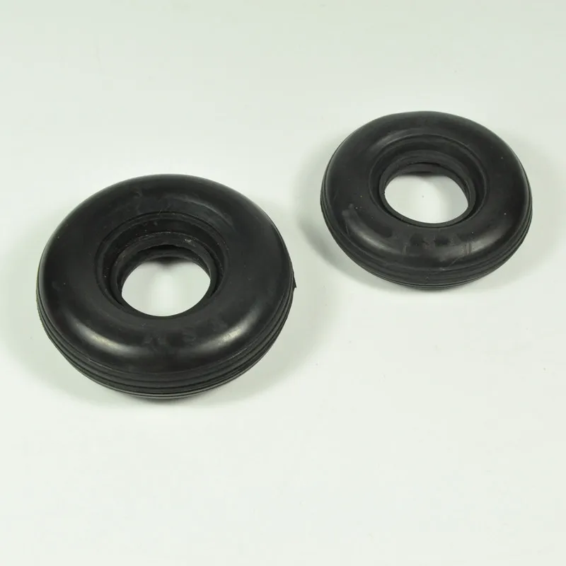 1 Pair Of RC Airplane Rubber Wheel Replacement Tire 1.75 \