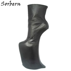 Sorbern Sexy Performance stivaletti Heelless piattaforma spessa stivaletti corti scarpe da stivale personalizzate fai da te scarpe da donna taglia Unisex 5-16