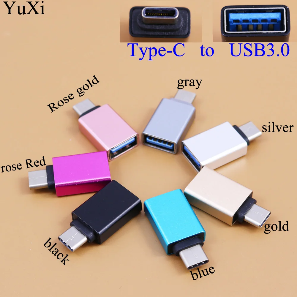 Type-C to USB Adapter OTG Converter USB 3.0 Convert to Type C Port Adapter Charging Sync for Samsung for Huawei P20 OTG Adapter