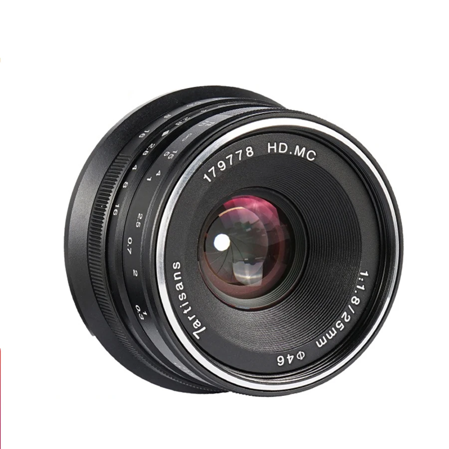 7 Nghệ Nhân 25Mm F1.8 Lấy Nét Bằng Tay Thủ Cho Sony E Mount A6500 A7RIII A7III/Fuji X-T3/m4/3 GH5 GH4/Canon EOS M6 M50 Camera