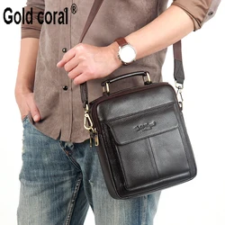 MEIGARDASS Genuine Leather Messenger Bags for Men Handbags Business Casual Shoulder Bag male Totes Flap Crossbody Bags bols