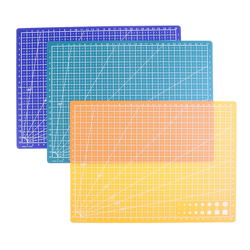 1PC new 30*22cm A4 Grid Lines Self Healing Cutting Mat Craft Card Fabric Leather Paper Board