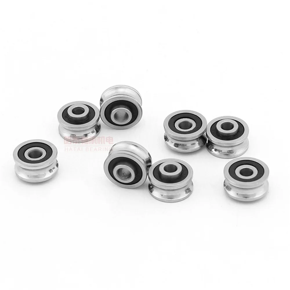 

5-10pcs SG10 SG15 SG66 SG20 SG25 U Groove Sealed Ball Bearing Roller Pulley Bearings Guide Bearing For Spinner