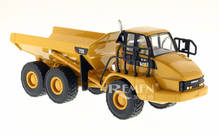 DM 1:50 Scale Caterpillar CAT 725 Articulated Dump Truck Construction Vehicle Collectible Diecast Toy Model 85073 Decoration