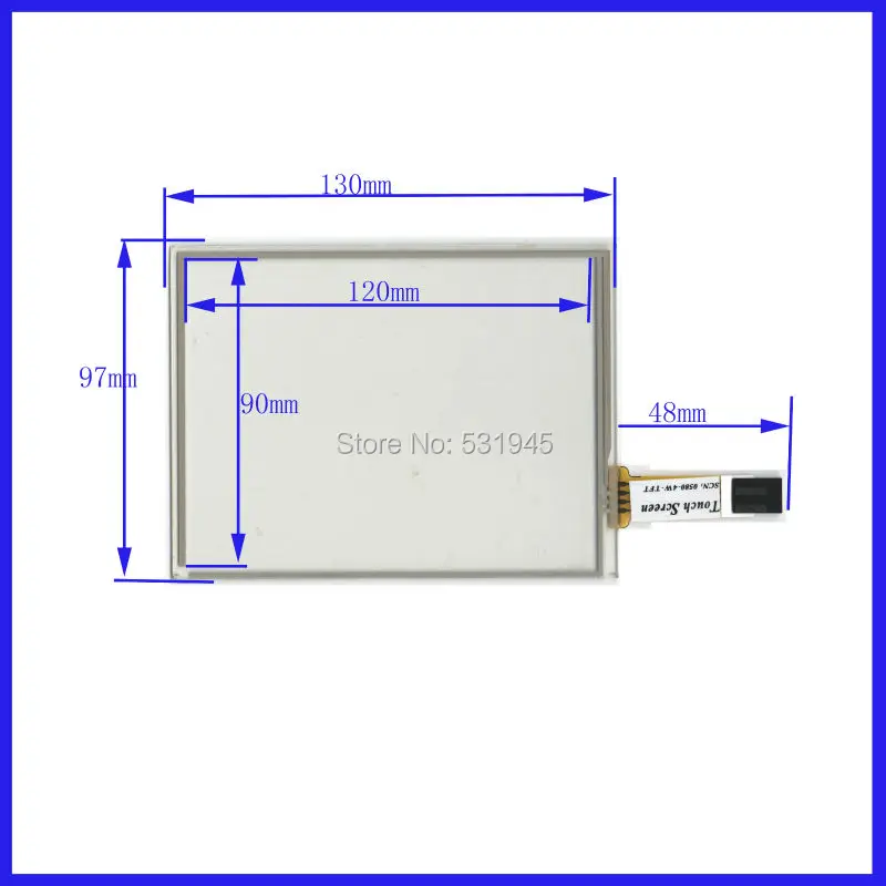 ZhiYuSun NEW 5 Inch Touch Screen 130*97  for 2777   for industry applications  130mm*97mm COMMERCIAL USE