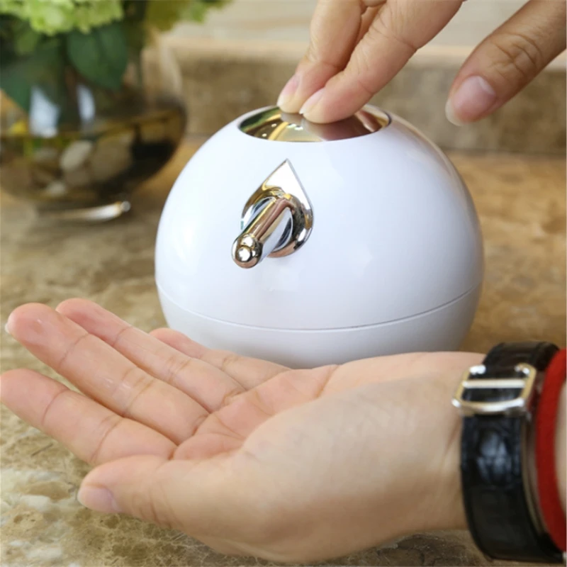 DONYAMY 1pc High-grade Soap Dispenser Personalized Spherical Push-type Hand Soap Lotion Bottle Hand Soap Dispenser