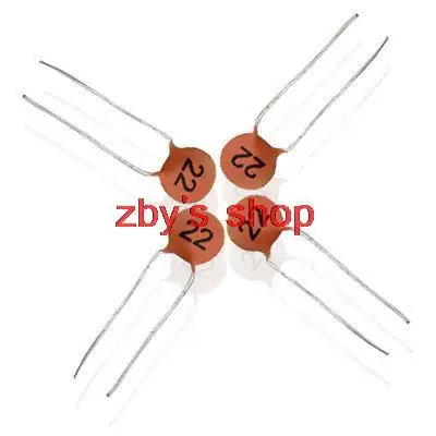 

30pcsLow Voltage DIP Ceramic Disc Capacitor 22pF