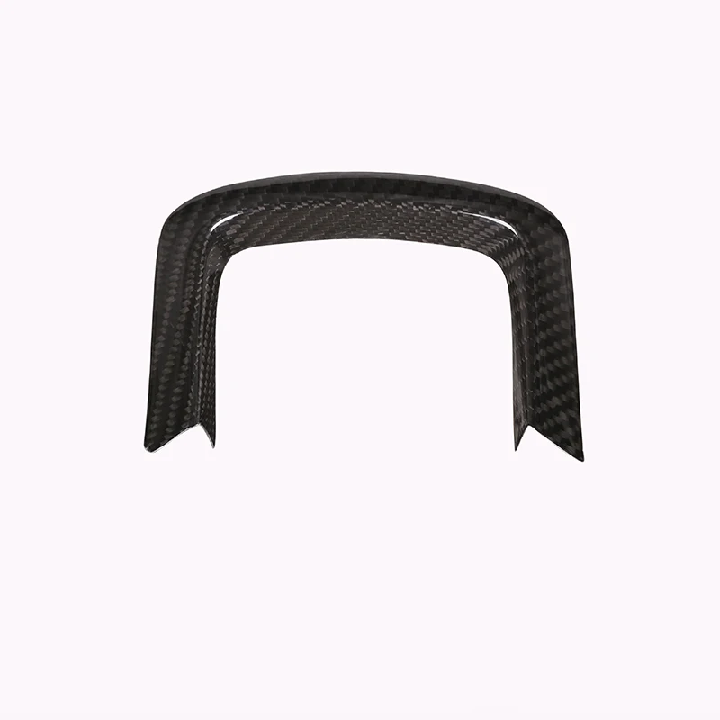 Car Steering Wheel Decoration Trim For Range Rover Sport 2014-2017 For Range Rover Velar Car Accessories Real Carbon Fiber 1 Pcs