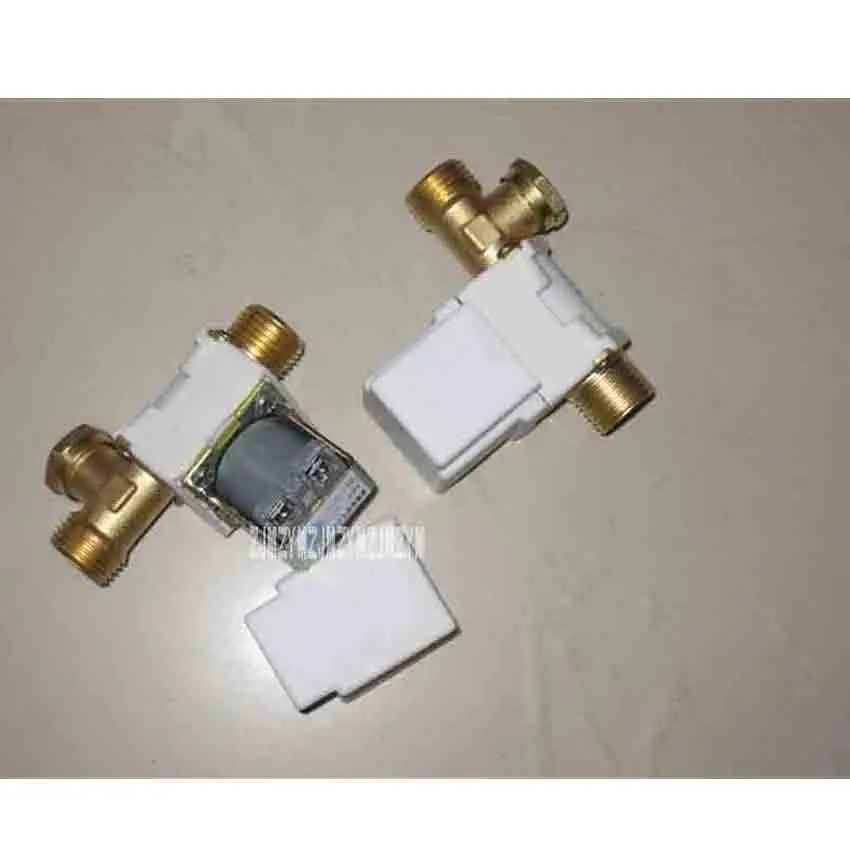 100 ชิ้น/ล็อตใหม่มาถึงเครื่องทำน้ำอุ่นพลังงานแสงอาทิตย์Solenoidวาล์ว 12V/24V/220VทองแดงหัวSolenoidวาล์ว 0-0.2Mpaต่ำความดันวาล์ว