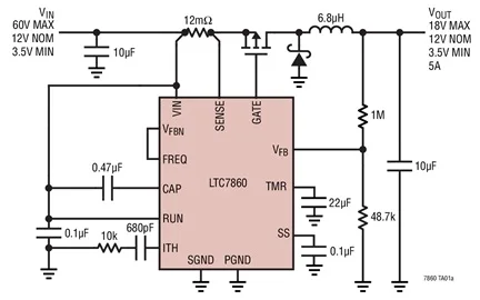 LTC7860EMSE LTC7860IMSE LTC7860HMSE LTC7860 - High Efficiency Switching Surge Stopper