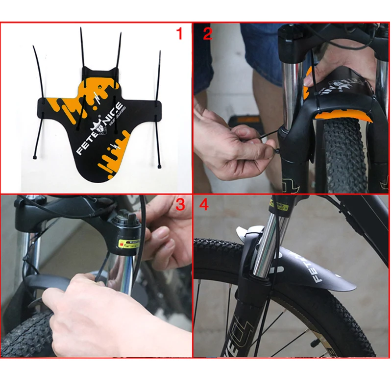 Bicycle Mudguard Road Bike MTB Fenders Mud Guards Wings For Bicycle Front Fenders Lightest Bike Fenders