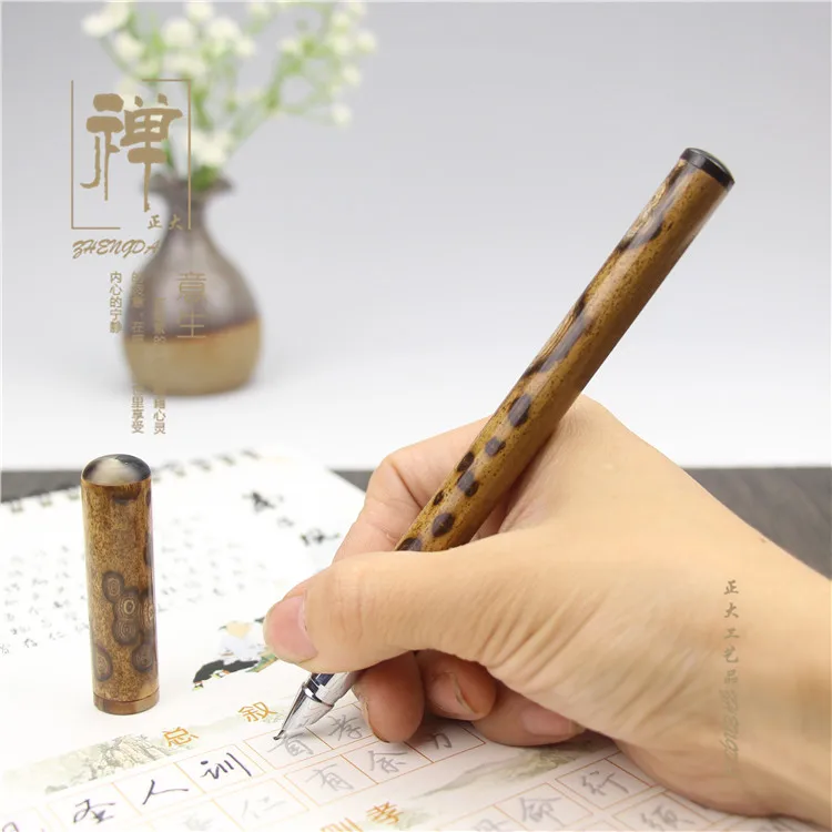 

Zhengda natural bamboo Merlot high-grade bamboo pen pen pen gift custom LOGO shipping