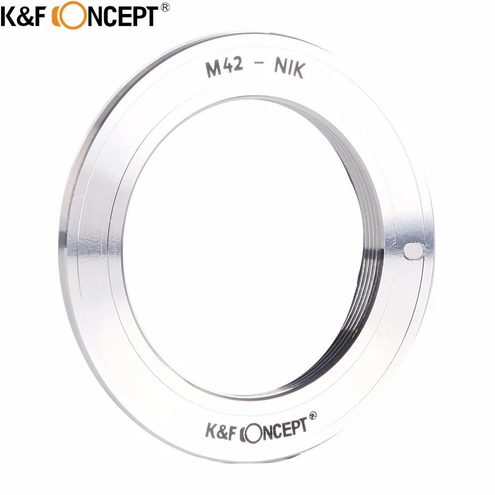 

K&F CONCEPT Camera Lens Mount Adapter Ring for M42 Screw Mount Lens fit for Nikon Camera Body Full Manual Control