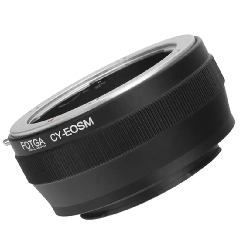 FOTGA Lens Adapter Ring for Canon EF-EOSM M2 M3 M100 Mirrorless Cameras to Contax Yashica C/Y CY Lens