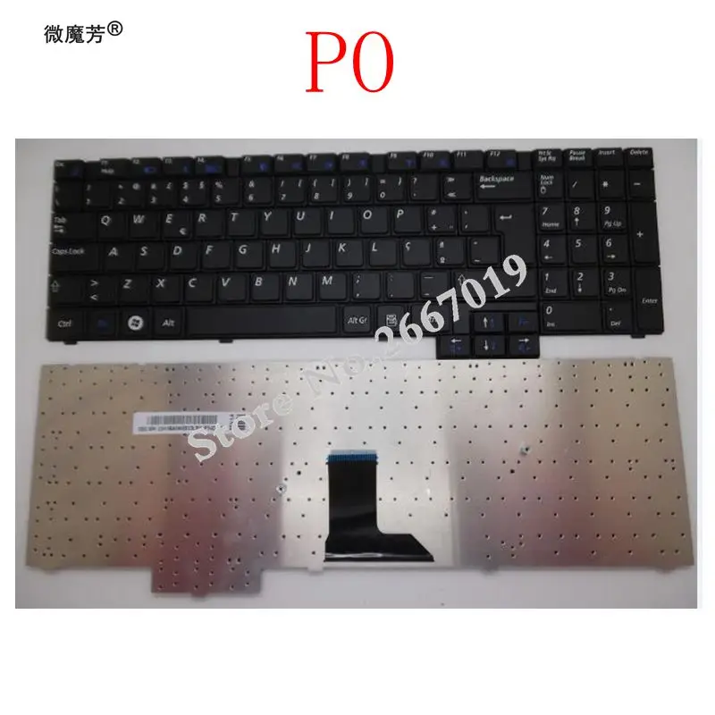 PO Keyboard for Samsung R620 R528 R530 R540 NP-R620 R525 NP-R525 R517 R523 RV508 Black laptop keyboard