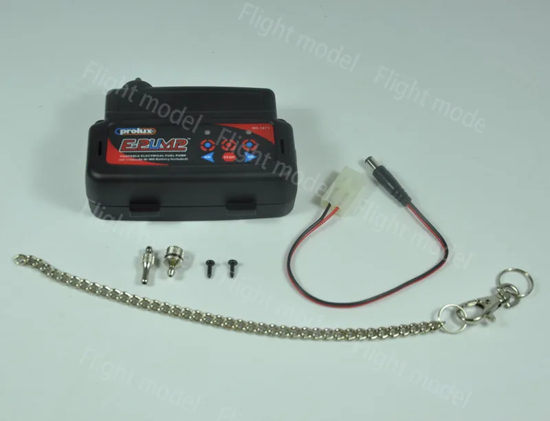 Prolux 1671 Portable Electric+l Fuel Pump 6V 1100mAh Ni-MH Battery Included for Gasoline & Nitro Engine